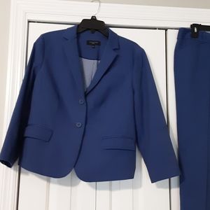 Talbots Women's Suit in Purplish Blue